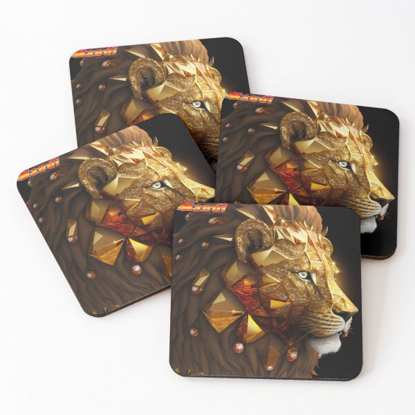 Aperçu de l'œuvre Or et Ambre Lionne Reine Nandi créée et vendue par Karen Roach.