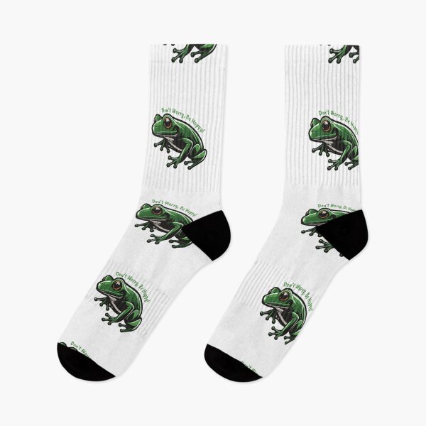 Item preview, Don't worry be hoppy - Frog designed and sold by Gerald Waters.