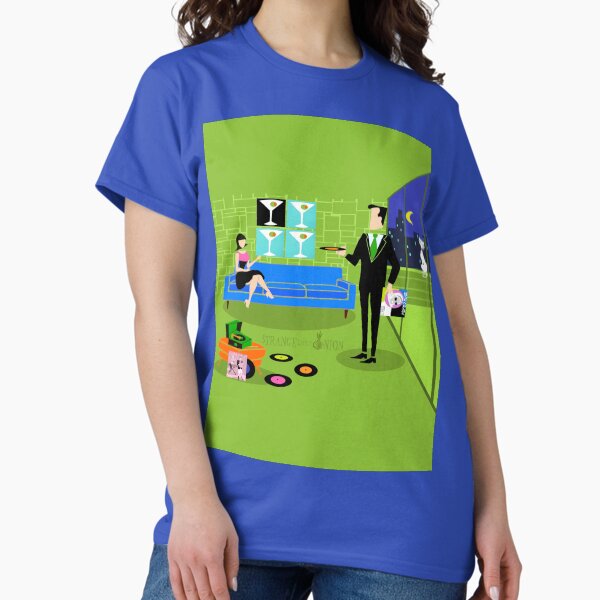 Item preview, Retro Urban Cartoon Couple designed and sold by StrangeLilOnion.