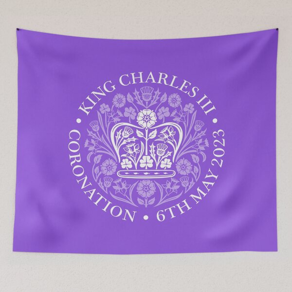 Item preview, The Coronation of King Charles III White Logo designed and sold by Duncan Day.