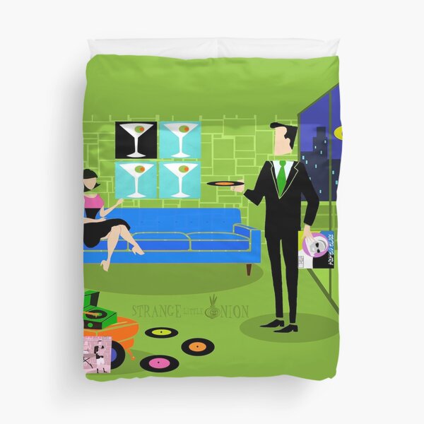 Item preview, Retro Urban Cartoon Couple designed and sold by StrangeLilOnion.