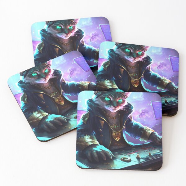 Item preview, The Cyber Cool Cat designed and sold by 9LivesCats.