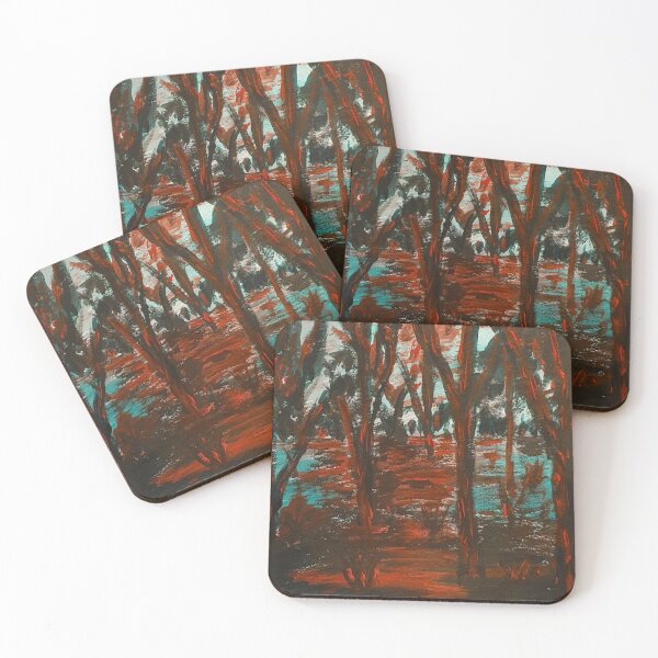Item preview, Dark forest woodland walk designed and sold by WorldOfWendyArt.