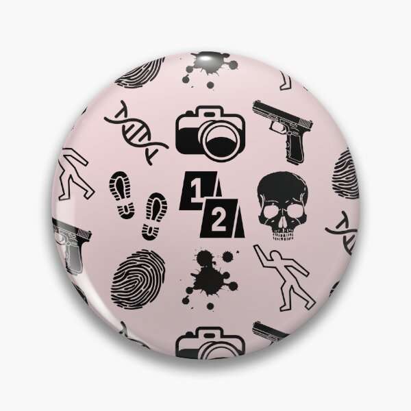 Item preview, Crime Scene Pattern Blush designed and sold by SceneOfTheCrime.