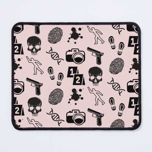 Item preview, Crime Scene Pattern Blush designed and sold by SceneOfTheCrime.