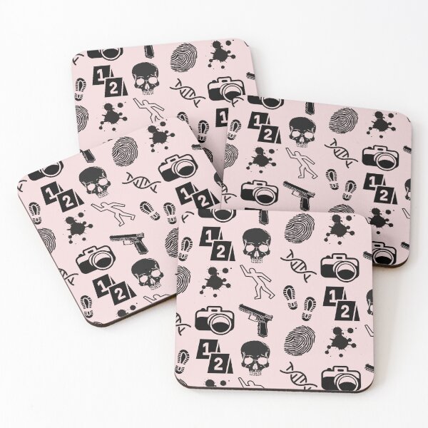 Item preview, Crime Scene Pattern Blush designed and sold by SceneOfTheCrime.