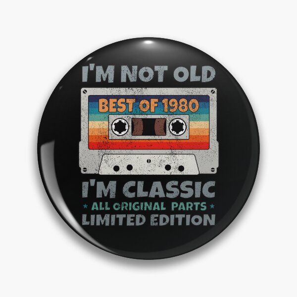 Item preview, VINTAGE BEST OF 1980 ALL ORIGINAL PARTS LIMITED EDITION RETRO VINTAGE FUNNY DISTRESSED CASSETTE BIRTHDAY GIFT designed and sold by Kipcio.