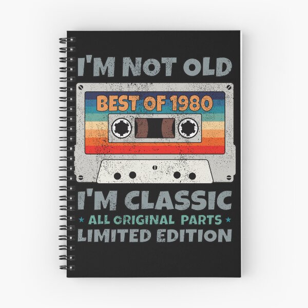 Item preview, VINTAGE BEST OF 1980 ALL ORIGINAL PARTS LIMITED EDITION RETRO VINTAGE FUNNY DISTRESSED CASSETTE BIRTHDAY GIFT designed and sold by Kipcio.