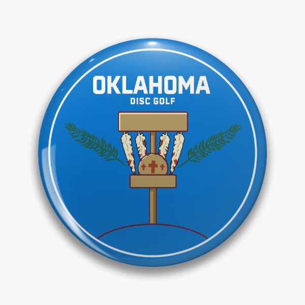 Item preview, Oklahoma Disc Golf State Flag 2023 designed and sold by Willz Designz.