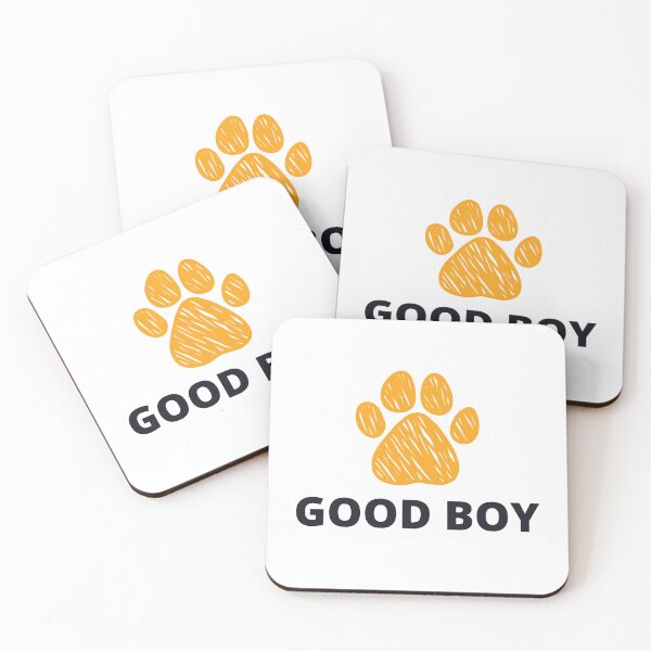 Item preview, Orange Good Boy Cute Puppy Paw designed and sold by stephenop92.