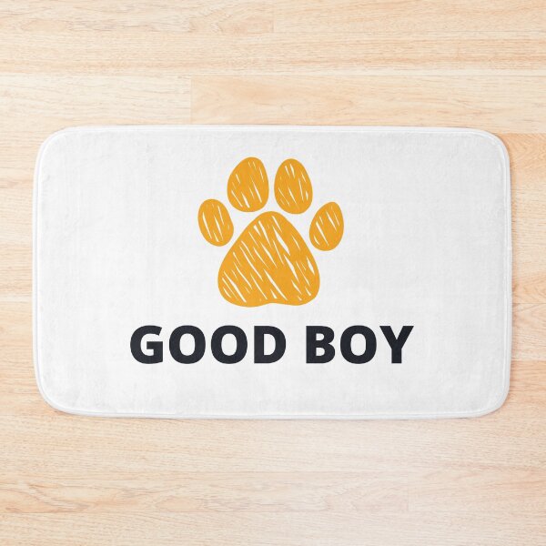 Item preview, Orange Good Boy Cute Puppy Paw designed and sold by stephenop92.