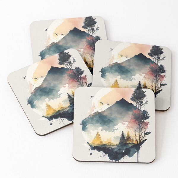 Item preview, Watercolor Naturescape  designed and sold by Enea Kelo.