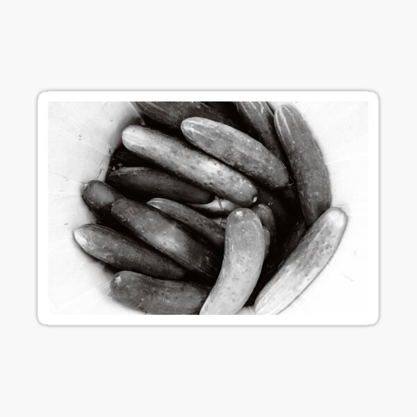 Item preview, Cucumbers In Basket BW designed and sold by Robert Alsop.