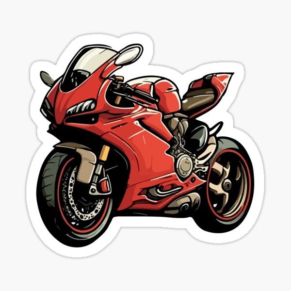 #2 STICKERS / STICKERS DUCATI RACING 2010 MOTORCYCLE LOGO SBK MONSTER  PANIGALE