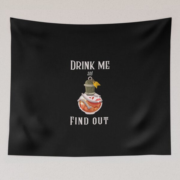 Item preview, Drink me and Find Out DND T-shirt Design | Dungeons and Dragons T-shirt designed and sold by GenerationalArt.