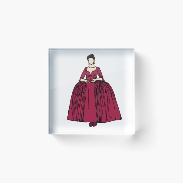 Item preview, Clare Fraser Outlander Red Dress designed and sold by LouBelleKeppel.