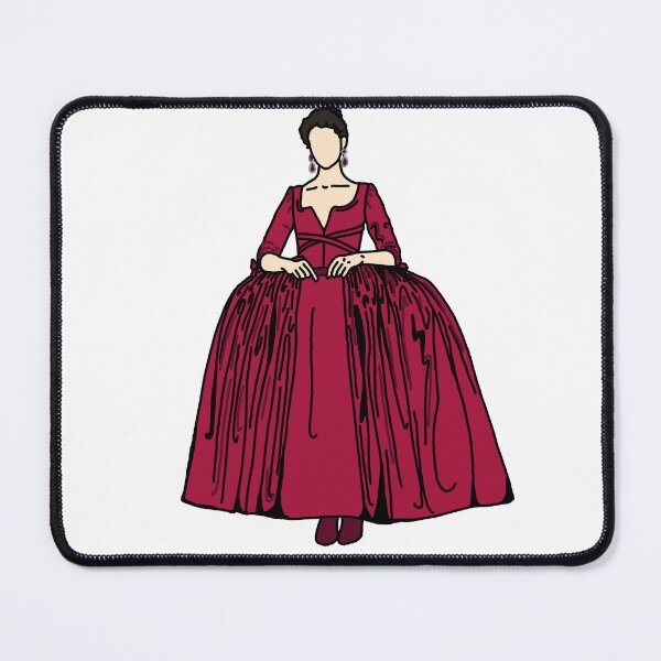 Item preview, Clare Fraser Outlander Red Dress designed and sold by LouBelleKeppel.