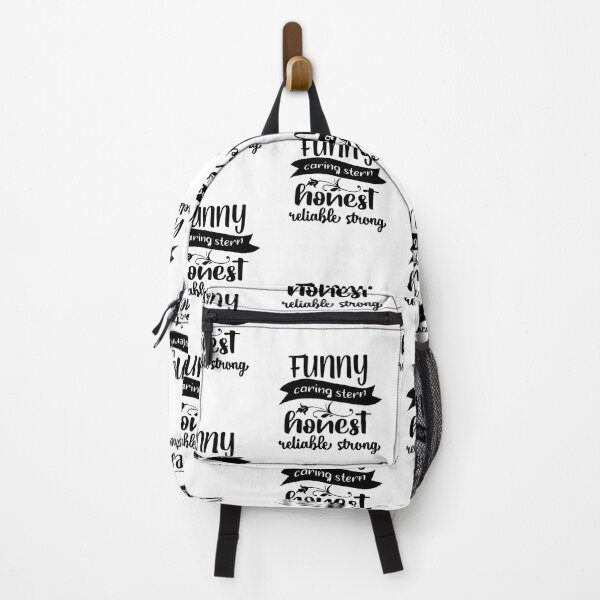Item preview, Personal Qualities Typography Design, funny caring stern honest reliable strong designed and sold by RedArtsDesign.