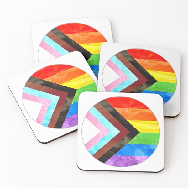 Item preview, Watercolor Progress Pride Flag  designed and sold by Colorcore.
