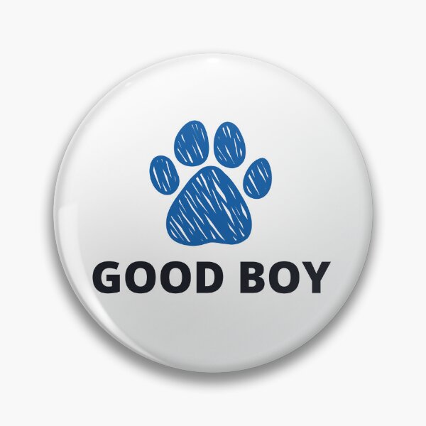 Item preview, Blue Good Boy Cute Puppy Paw designed and sold by stephenop92.