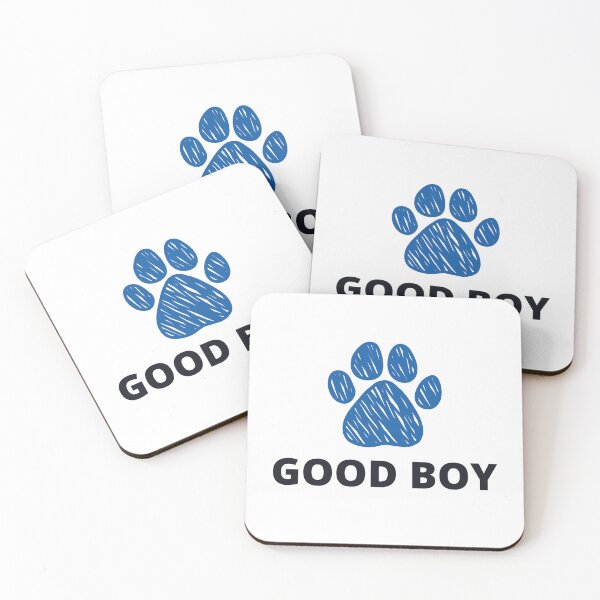 Item preview, Blue Good Boy Cute Puppy Paw designed and sold by stephenop92.