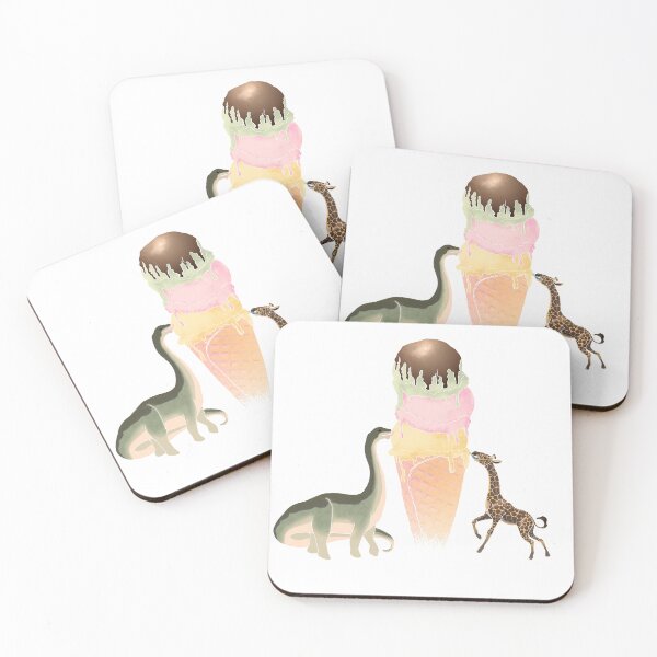 Item preview, long-necked ice cream social designed and sold by ElementalEmbers.
