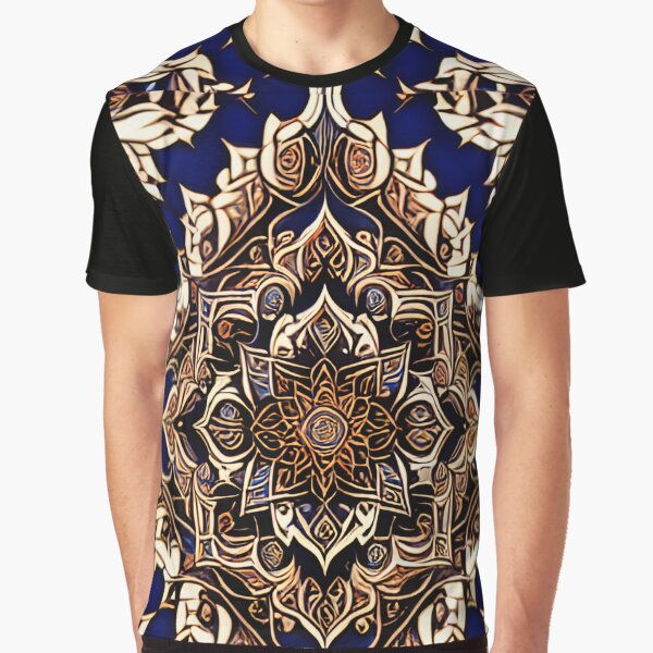 Harvest Hues pattern Native American Aboriginal Graphic T-Shirt