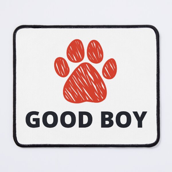 Item preview, Red Good Boy Cute Puppy Paw designed and sold by stephenop92.