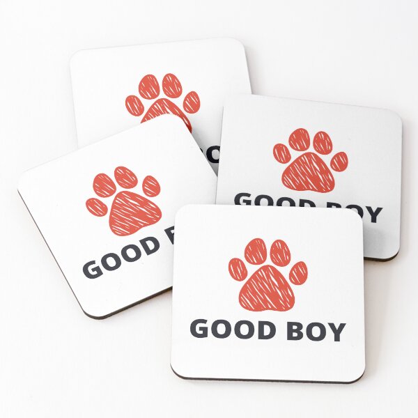 Item preview, Red Good Boy Cute Puppy Paw designed and sold by stephenop92.