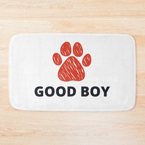 Item preview, Red Good Boy Cute Puppy Paw designed and sold by stephenop92.