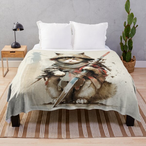 Item preview, Samurai Cat Design 1 designed and sold by PrintedBeat.