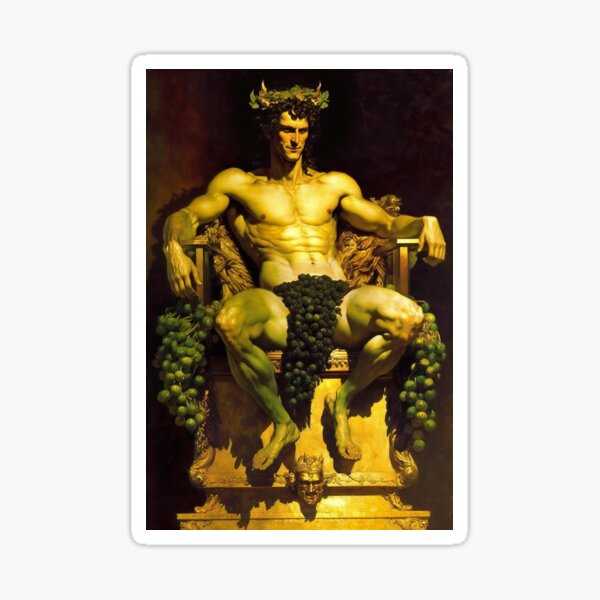 Item preview, Dionysus, the God of Wine designed and sold by YeCuriosityShop.