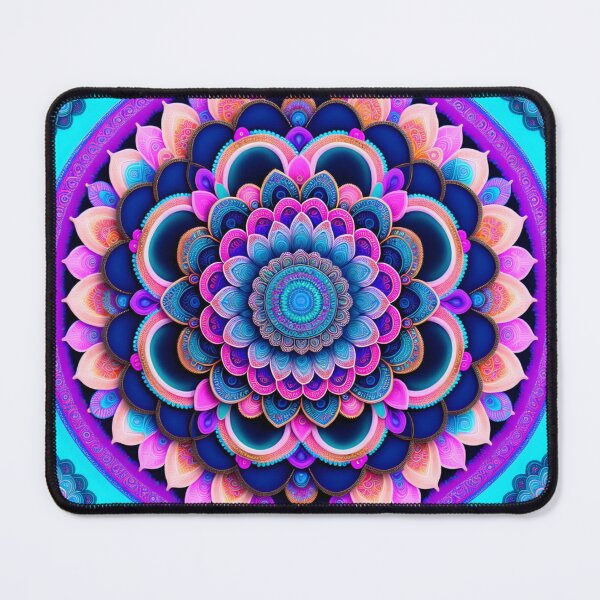 Item preview, PINK AND BLUE BOHEMIAN MANDALA designed and sold by DanaMire.
