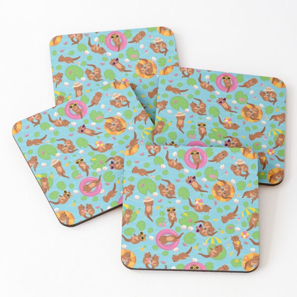 Item preview, Otters on a Summer Vacation designed and sold by GriffyPrints.