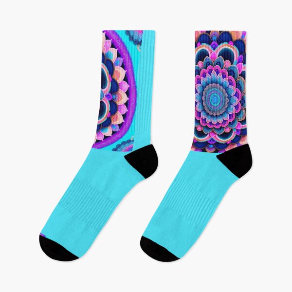 Item preview, PINK AND BLUE BOHEMIAN MANDALA designed and sold by DanaMire.