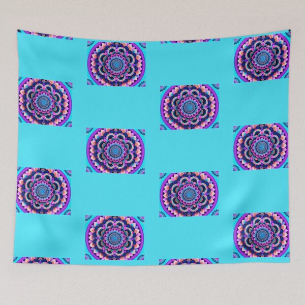 Item preview, PINK AND BLUE BOHEMIAN MANDALA designed and sold by DanaMire.