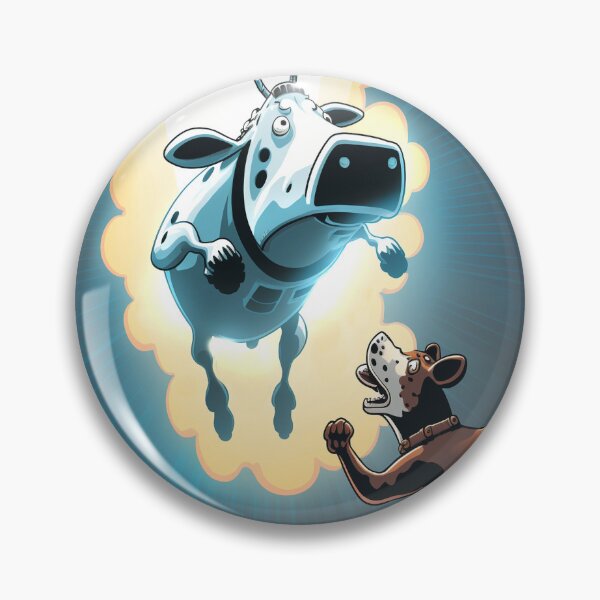 Item preview, Cow Gets Taken - ALIENS and COWS - UFO humor - Comic Style  designed and sold by CleverCulture.