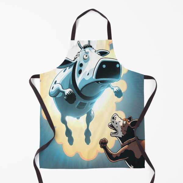 Item preview, Cow Gets Taken - ALIENS and COWS - UFO humor - Comic Style designed and sold by CleverCulture.