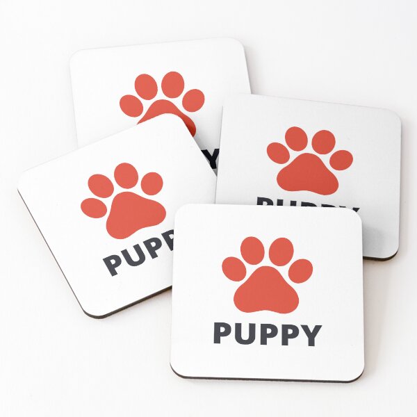 Item preview, Red Cute Puppy Play Paw designed and sold by stephenop92.