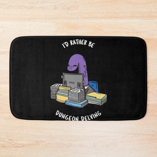 Item preview, I'd Rather be Dungeon Delving DND T-shirt Design | Dungeons and Dragons T-shirt designed and sold by GenerationalArt.