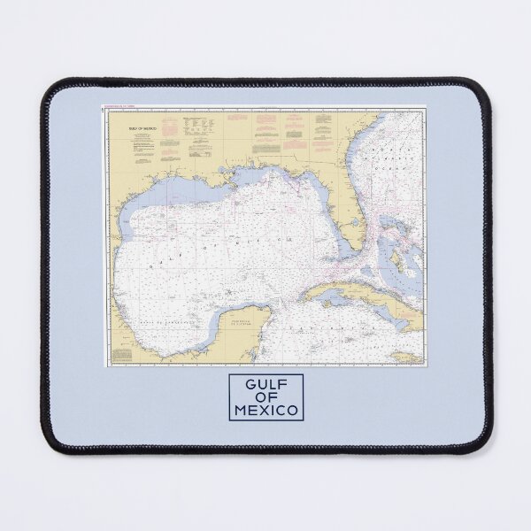 Item preview,  Nautical Chart Graphic Raster Print #411 Gulf of Mexico, Florida, Cuba, Bahamas Graphic designed and sold by Pirate Foto.