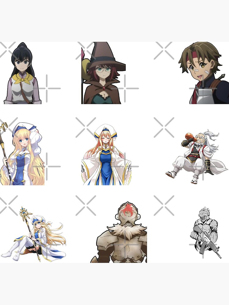 Goblin Slayer Characters Sticker Set