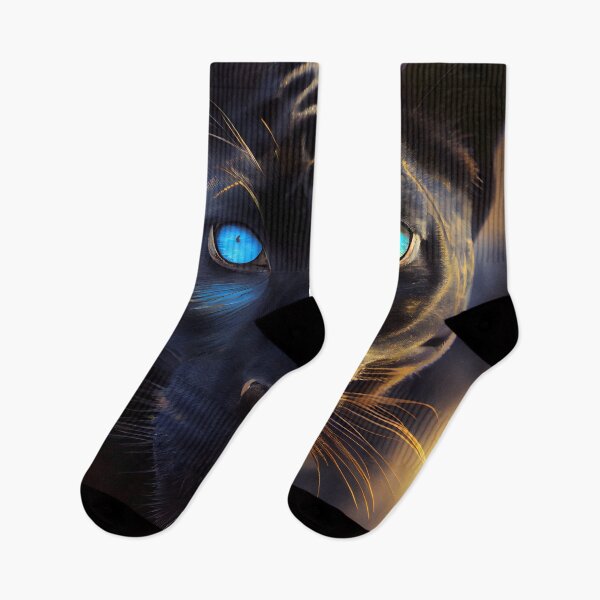 Item preview, Mesmerizing Majesty: The Blue-Eyes Black Panther Photographic Art designed and sold by PosterManiaRo.