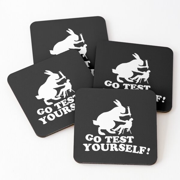 Item preview, Stop Animal Testing - Go Test Yourself Anti Vivisection designed and sold by ResistNormality.