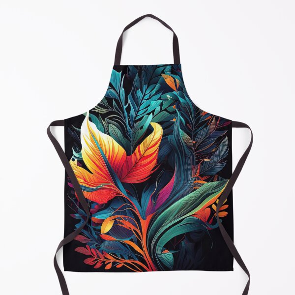 Item preview, Vibrant colorful surreal plant painting designed and sold by RK - Shop.