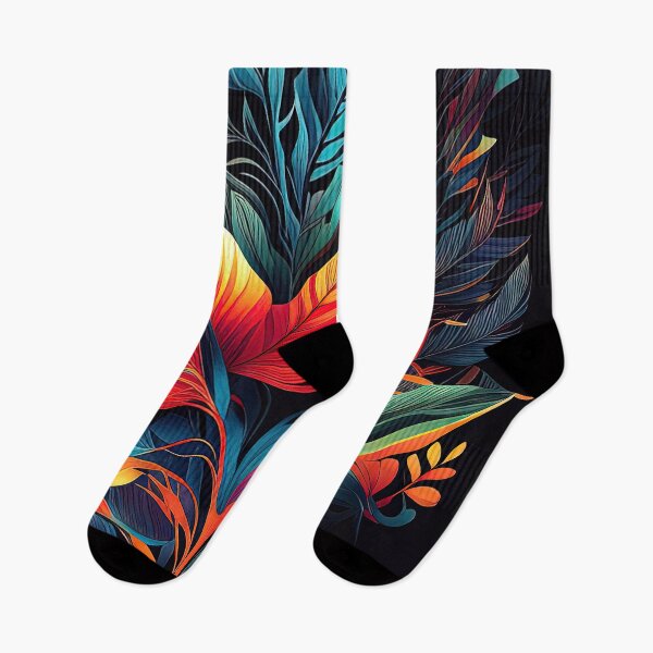 Item preview, Vibrant colorful surreal plant painting designed and sold by RK - Shop.