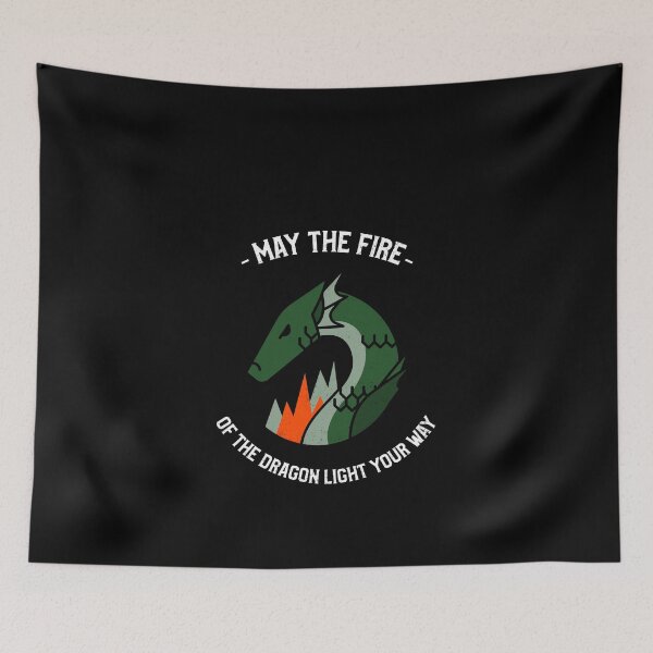 Item preview, May the Fire of the dragon light your way DND T-shirt Design | Dungeons and Dragons T-shirt designed and sold by GenerationalArt.