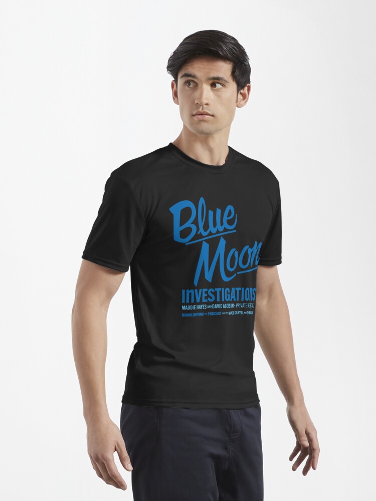 Thumbnail 3 of 7, Active T-Shirt, MLTP Blue Moon designed and sold by MoonPod2016.