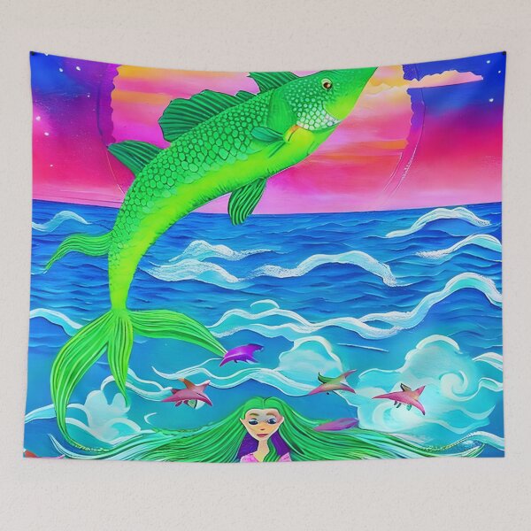 Item preview, Sirena psicodélica: vibrante cuento de sirenas designed and sold by ElLocoMus.