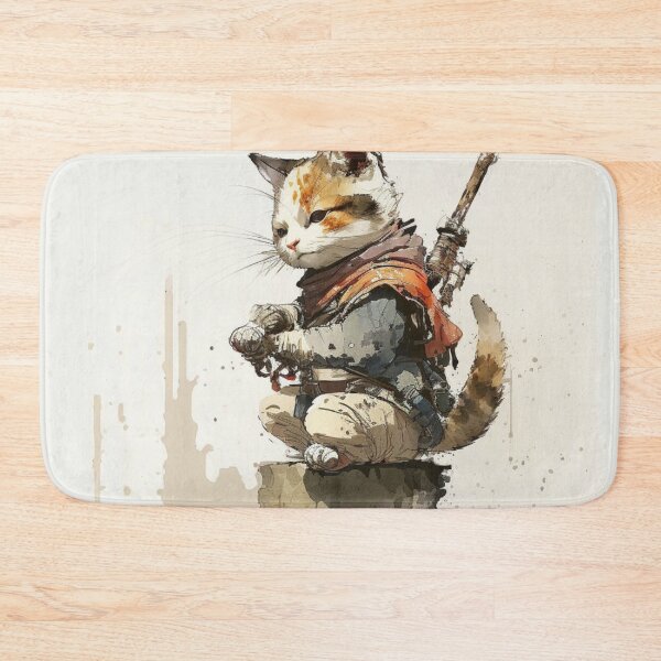 Item preview, Samurai Cat Design 3 designed and sold by PrintedBeat.
